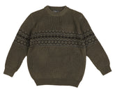 BELATI INTARSIA KNIT SWEATER